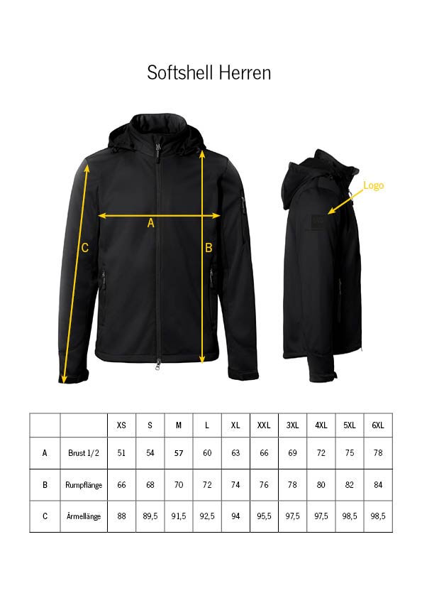 Herren Softshelljacke